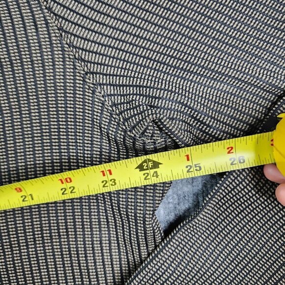 Jhane Barnes Large Long Sleeve Thin Sweater Pullover Mens Black Brown Silk Blend - Picture 5 of 8